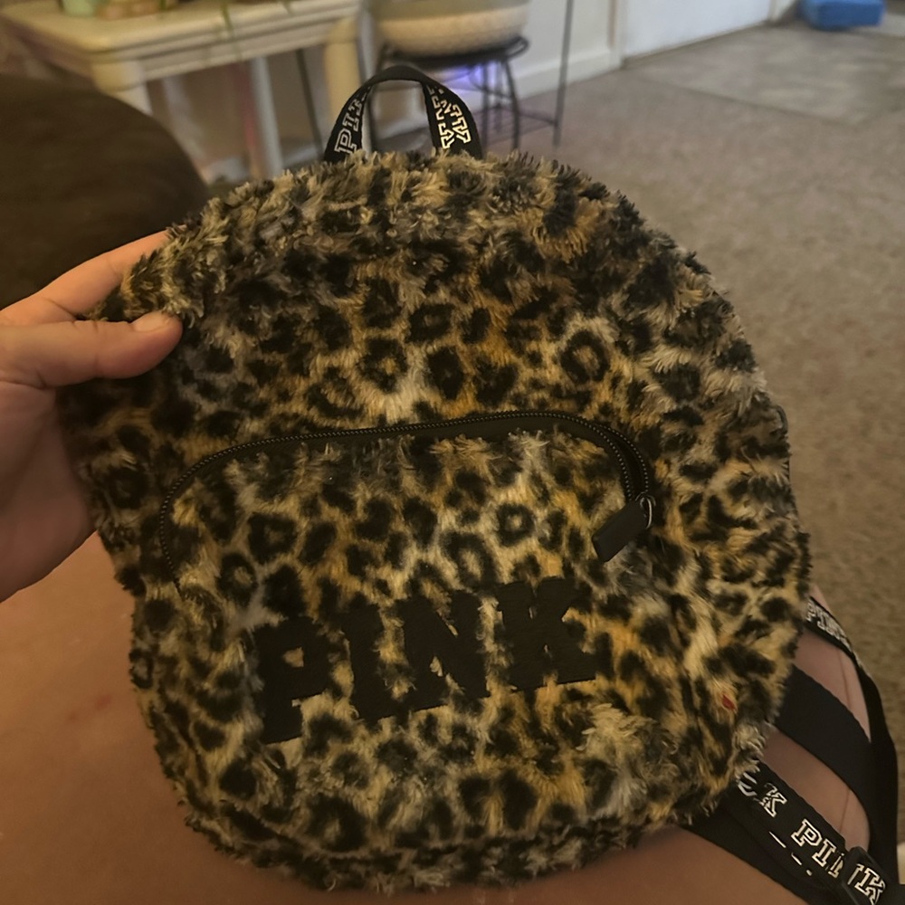 Victoria's Secret PINK Leopard Print Backpack